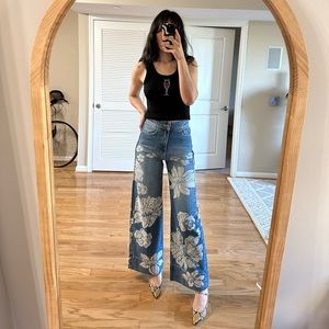 Free People Talia trouser flare jeans size 27